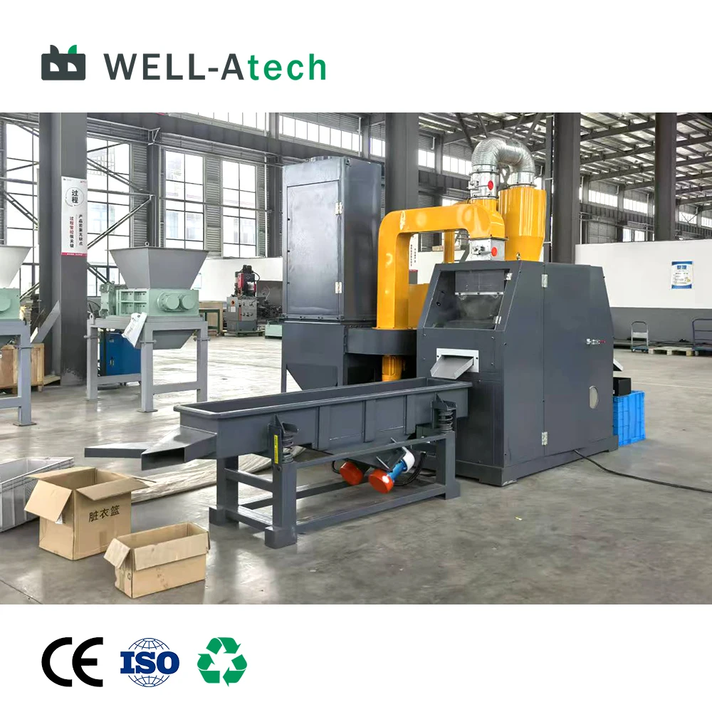 High Efficiency Cable Wire Granulator Machine 100-200kg/h Copper Wire Recycling Machine Scrap Metal Recycling Equipment