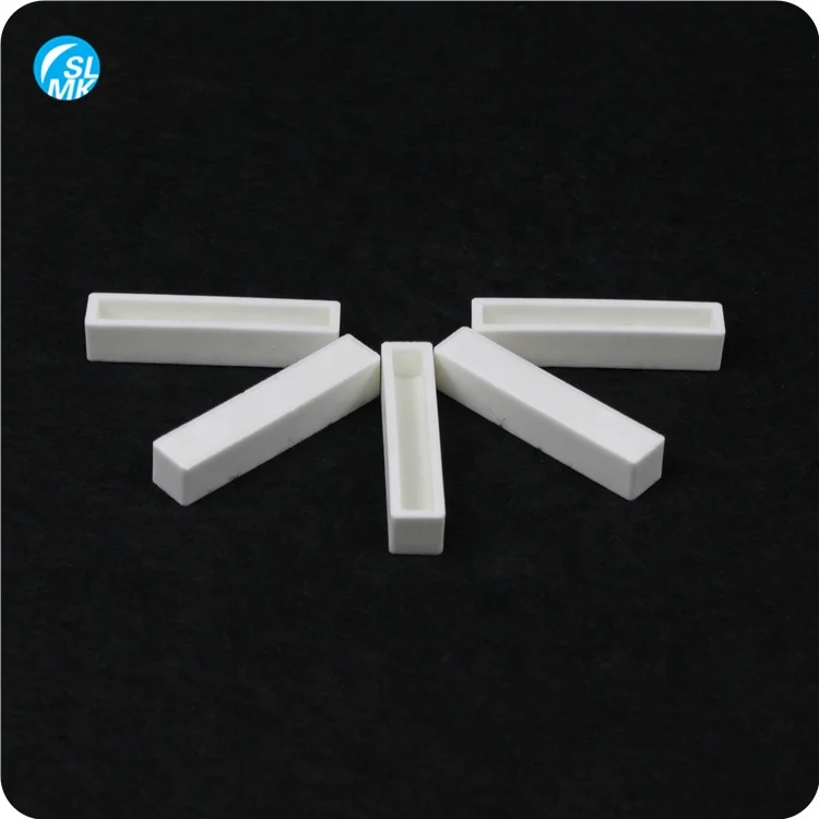 machinable industrial parts steatite ceramic boat China