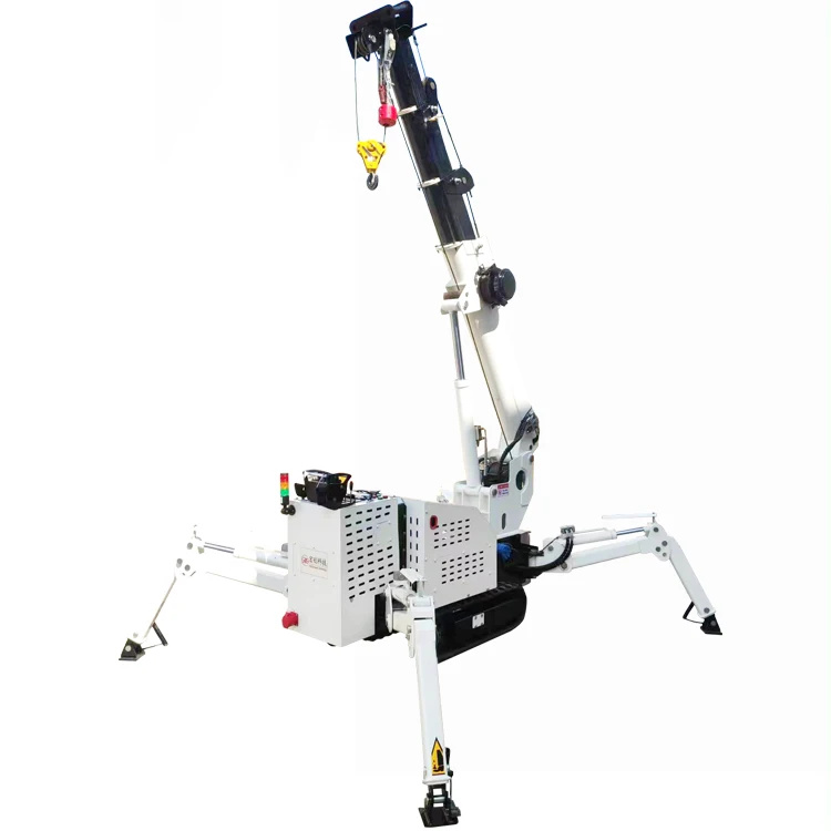 2-12 Ton Spider Crane Small Construction Crawler Spider Crane With Telescopic Boom