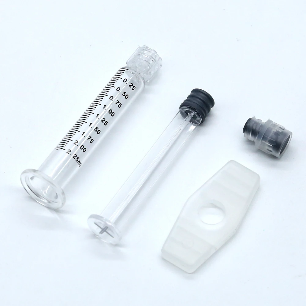  Масляный дермальный наполнитель cbd одноразовый предварительно заполненный стеклянный шприц luer
