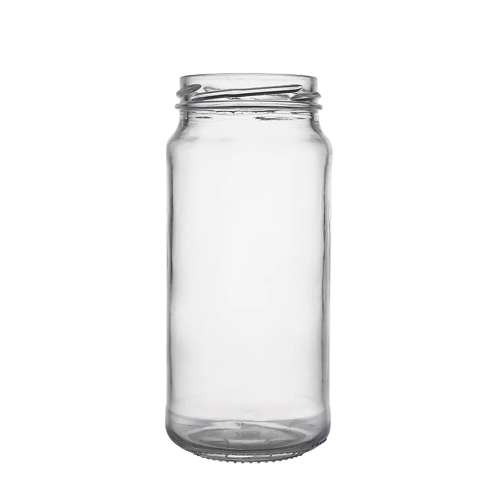 Berlin Packaging Wholesale 540ml Round Clear Wide Mouth Spice Jar 18oz Paragon Glass Food Candles Jar