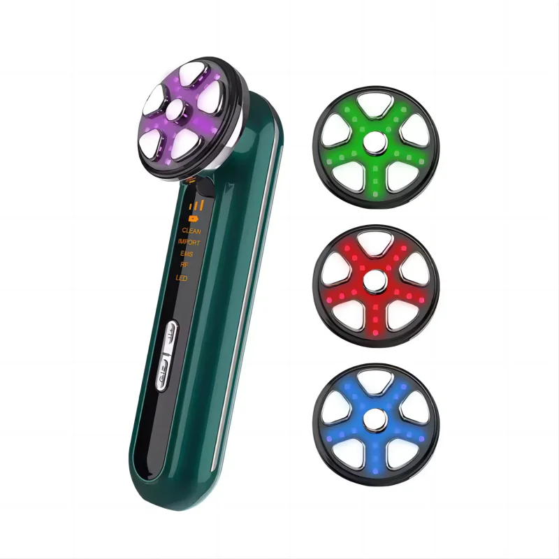 RF Radio Frequency Facial Skin Tighten Device Microcurrent Face Lifting Massage Red Light Rejuvenation Vibration Beauty Machine
