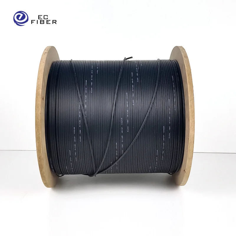 Outdoor Indoor Aerial FRP Member FTTH GJYXFCH 1 2 4 Hilos Fiber Optic Cable PVC LSZH G657 A1 A2 30 years Drop Fibra Optica Cable