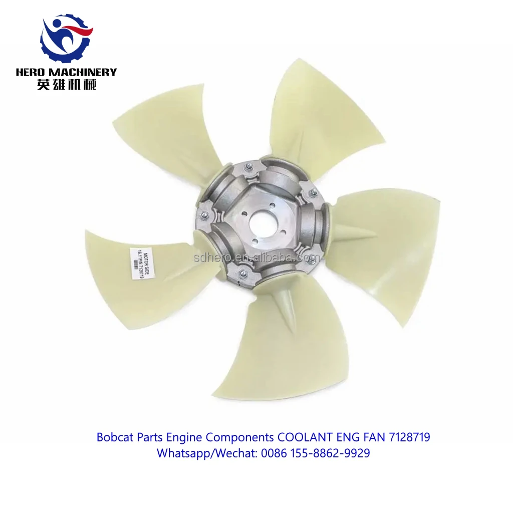 Genuine Bobcat Parts 7128719 Engine Components Cooling System COOLANT ENG FAN for Sale