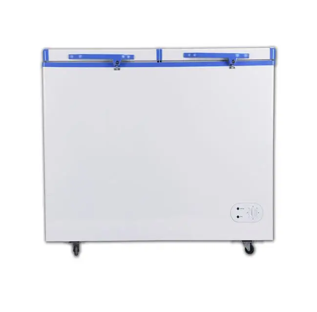 258 Liters Solar-Powered Chest Freezer,  Double Temperature Solar Freezer