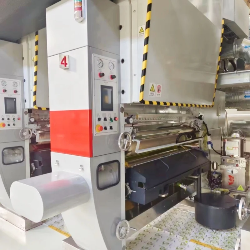 High speed film printing FR450ELS Rotogravure Printing Machine gravure printing machine capsule for flexible packaging