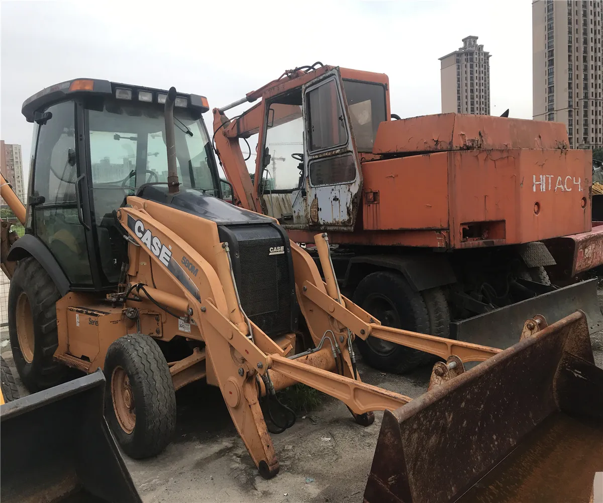 Used Case Brand 580M Backhoe Loader Mini Tractor Loader 5 Ton Rated Load Engine Motor Pump Gearbox Bearing Core Components Farms