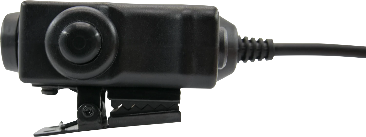 EARMOR M51 PTT  Push To Talk suitable with all NATO Standard Kenwood Walkie for Lightweight Hearing Protection Hunting Safety