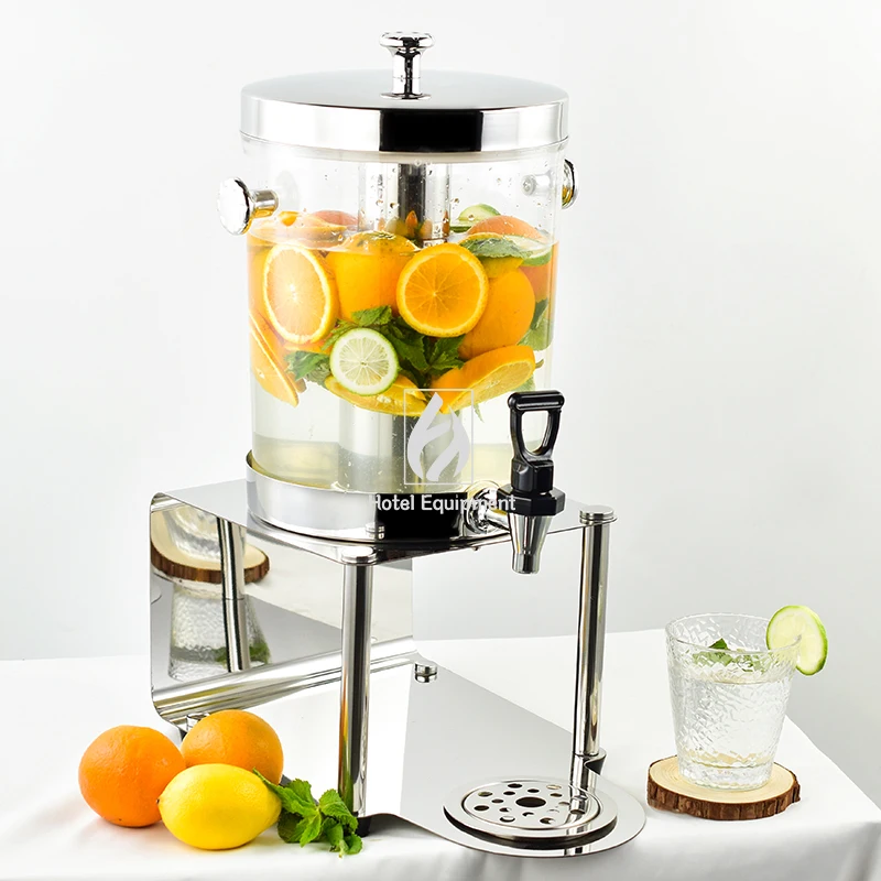 Double Tanks Juice Dispenser 16L Beverage Dispenser For Hotel Restaurant Home Party