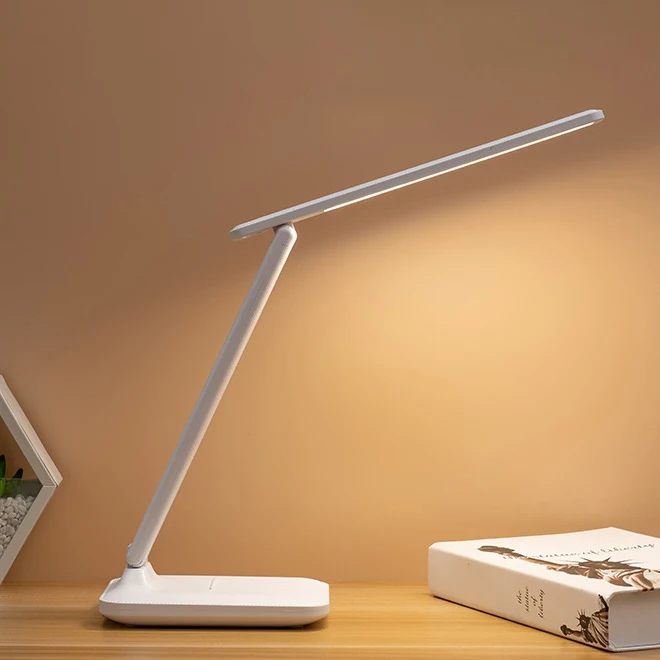 Learn To Read Folding Table Lamp Touch Dimmer Table Lamp LED Desk Lamp with USB Port