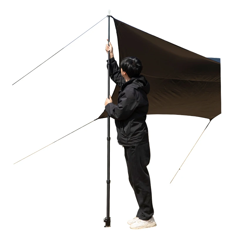 3m camping tent Small extendable carbon fiber telescopic pole