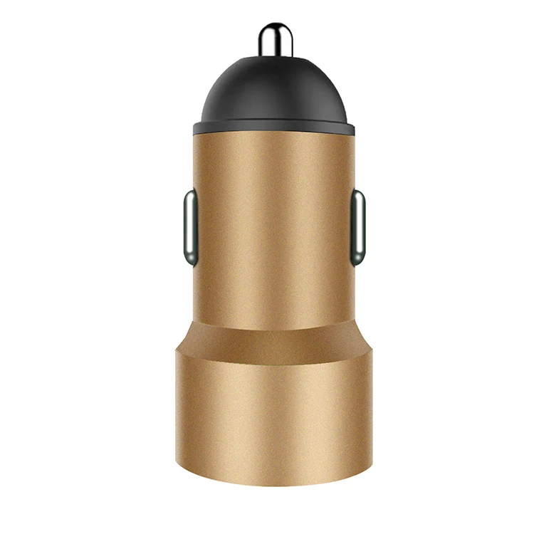 High quality car charger,wholesale cheap price dual port usb car charger 2.4A