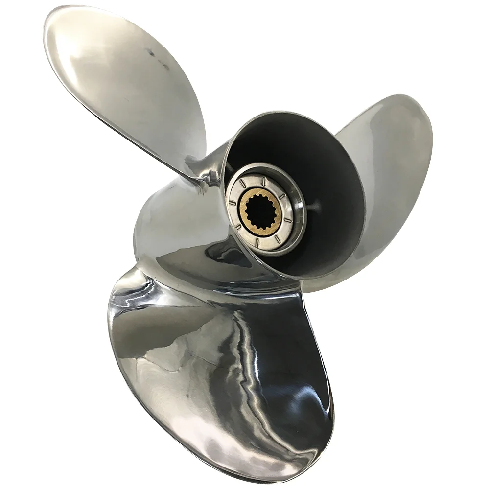 60-140HP  13 7/8 X19 boat marine prop  Mathed for Tohatsu  propel &NISSAN  STAINLESS STEEL   OUTBOARD PROPELLER Marine propeller
