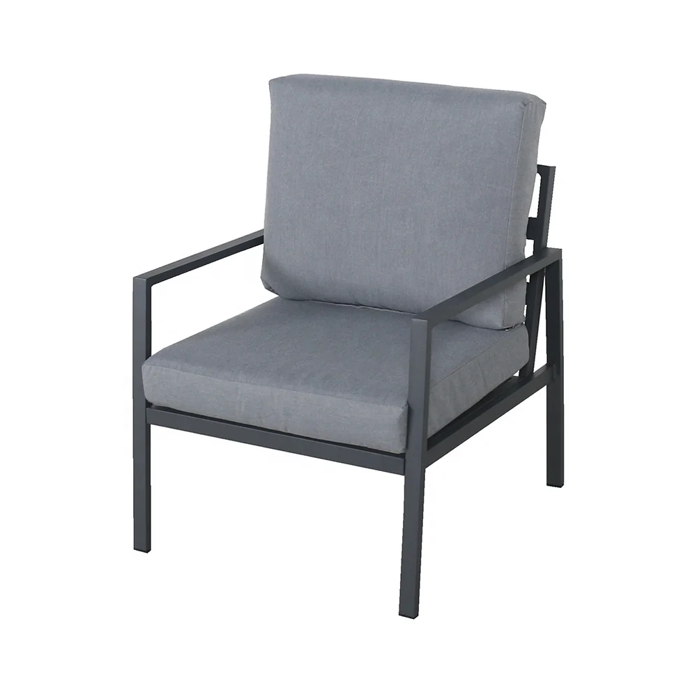 online shopping outdoor patio furniture producers in china Modern Style  molding aluminum cushion garden hotel terrace sofa sets