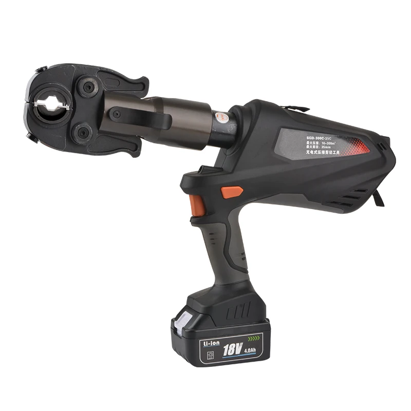 Electric Hydraulic Crimping and cable shear two-in-one Machine Battery Press Cable SGD-300C-35C