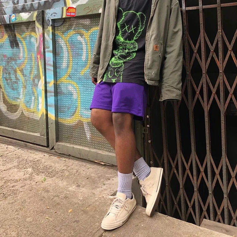 MTR3438 Clothing Manufacturer Custom Print Embroidered Double Layer Mesh Shorts Basketball Shorts for Men