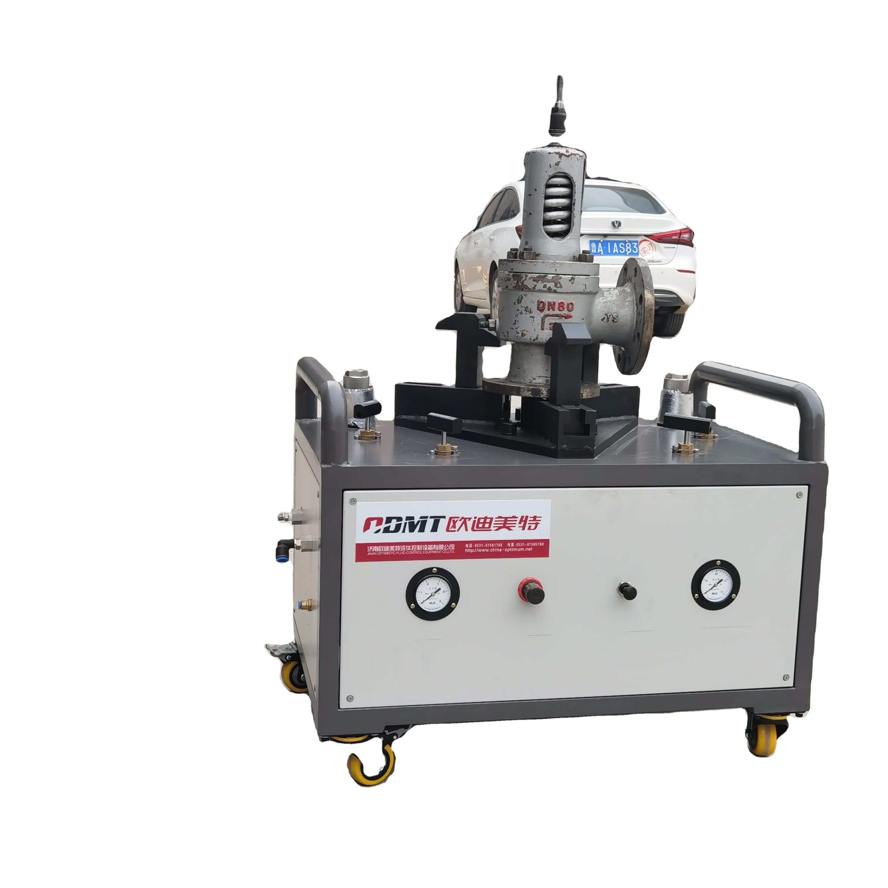 ODMT PSV Hydraulic Pumps and Safety Valves Test Bench and Test Stand with clamp station