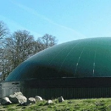 Fermentation biogas digester environmental protection energy saving green PVDF tensile membrane structure