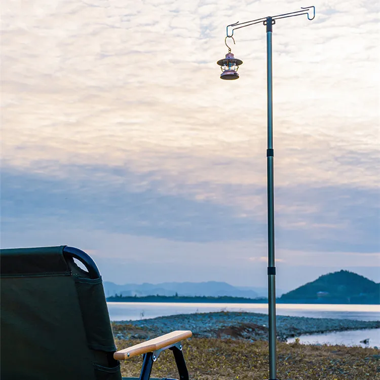 MOBI GARDEN Outdoor multi-function tent lamp camping lighting portable aluminum alloy retractable lamp holder