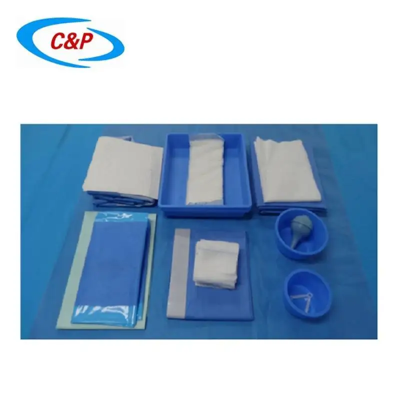 Hospital Use Hot Sale Disposable Blue Baby Birth Delivery Surgical Pack Kit Manufacturer In China