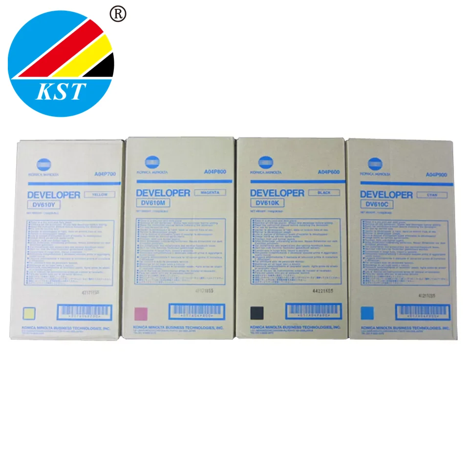 Developer DV610 For Konica Minolta Bizhub Pro C5500 C5501 C6500 C6500P C6501 C6501P C65HC Carrier Spare Part Original Powder