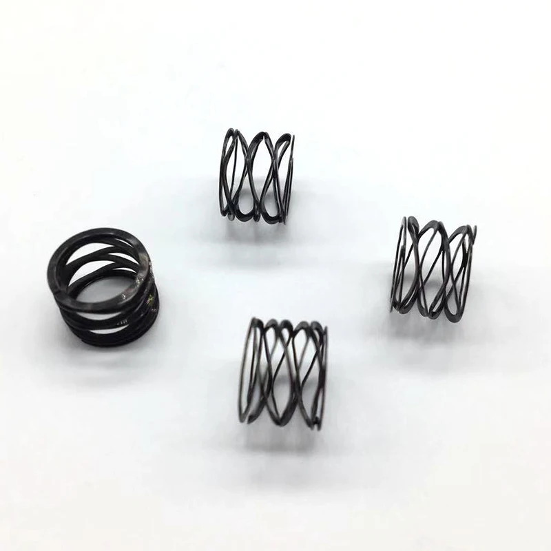 Factory customized black zinc-plated precision small wave spring