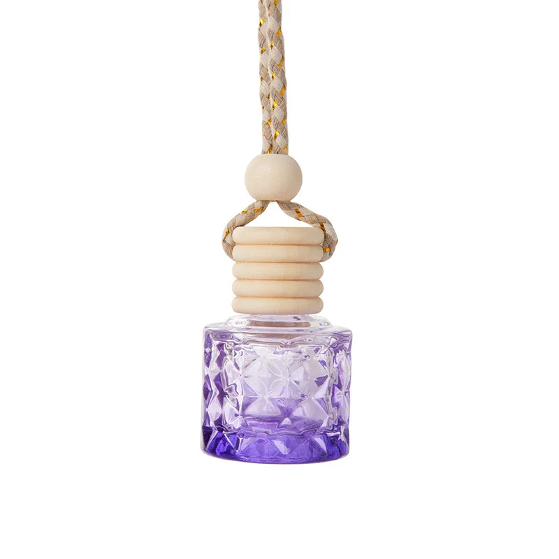 Purple 8ml bulk can scents wood organic car perfume organic odor auto air freshener for car