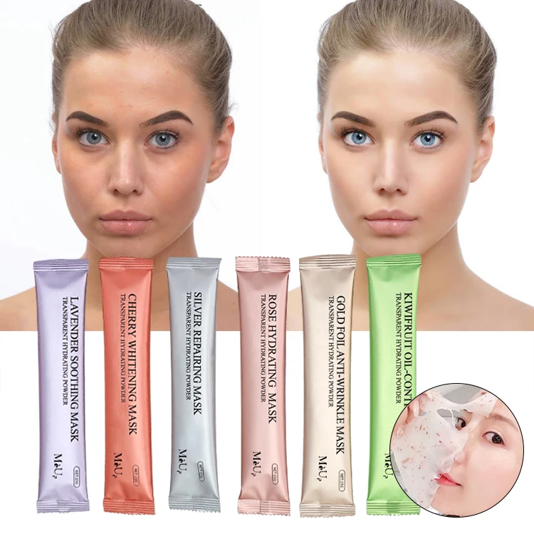 Частная этикетка Органическая роза маска для лица и тела против старения увлажняющая маска для лица Jellymask Facemask пудра для ухода за кожей гидро маска-желе