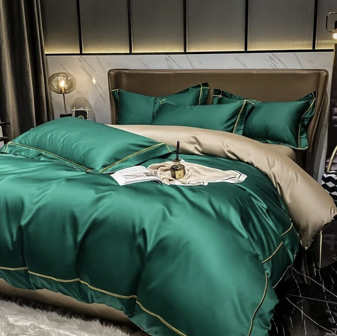 Nantong factory 100% Bamboo Bed sheets Bamboo bed sheet set bedding set 4 pcs Bamboo Bed Sheet For Home Textile