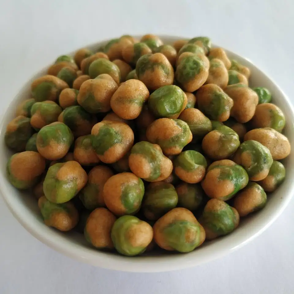 
Factory Coated Crunchy soy sauce flavor Green Peas 