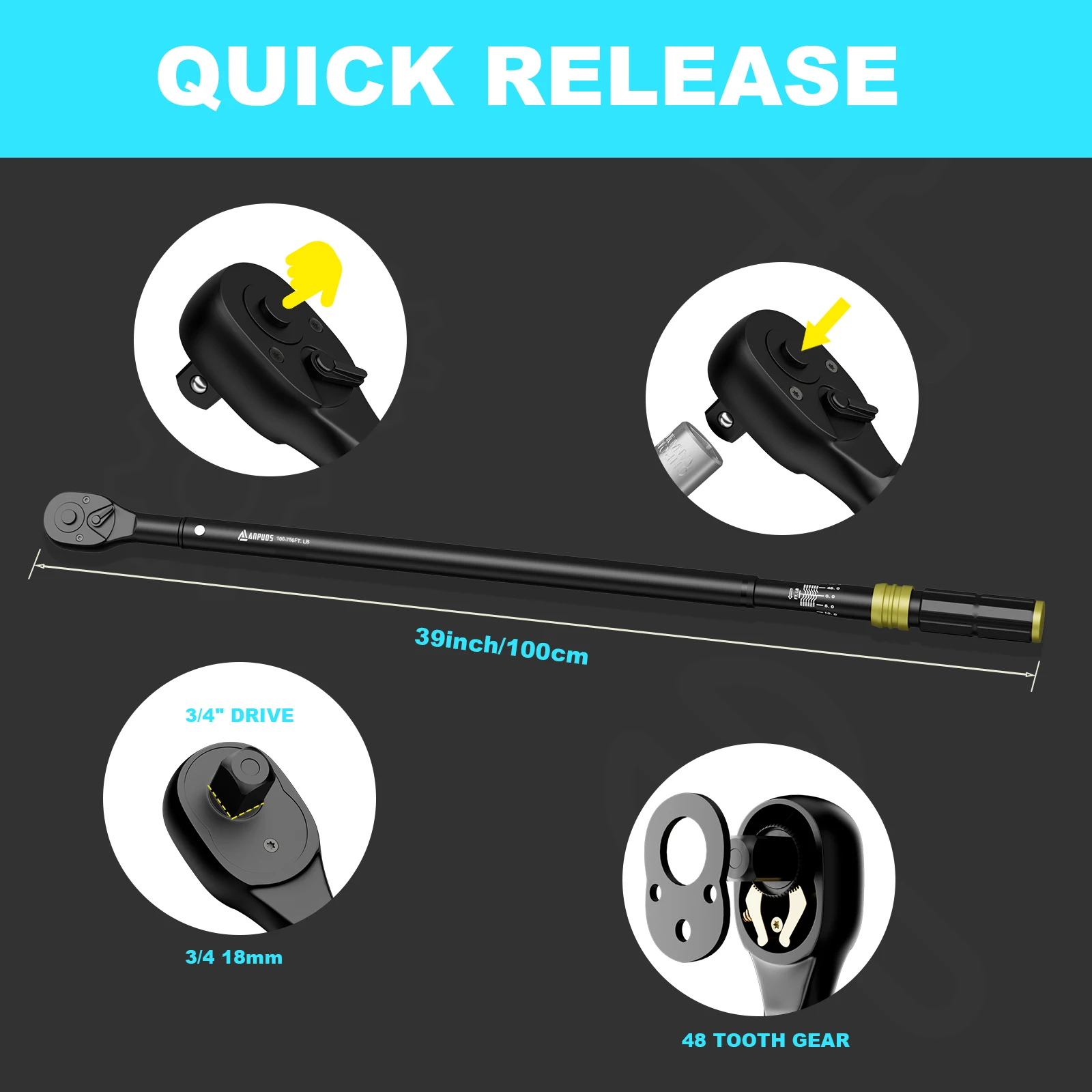 Precise Torque Wrench Ratchet Wrench Repair Spanner Torque Wrench