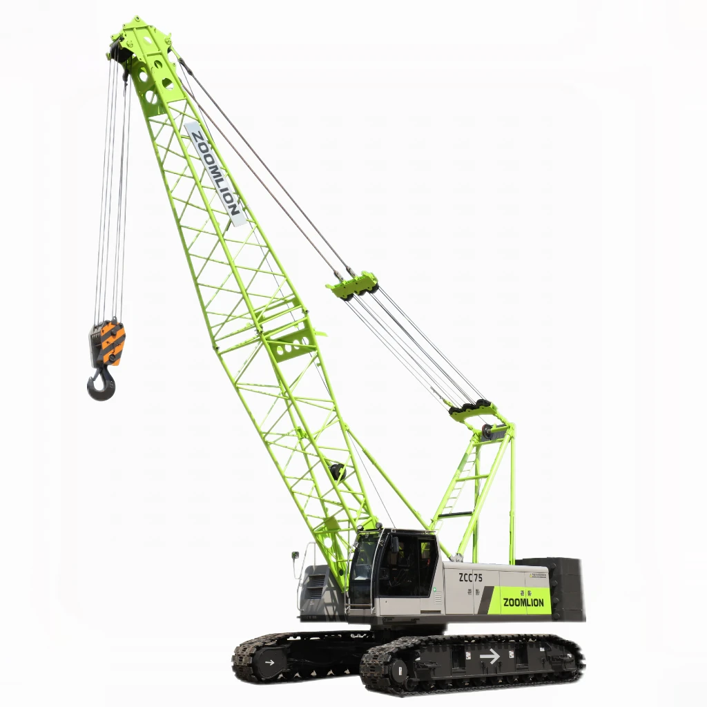 Crawler crane Used Zoomlion ZCC750 crane 75 tons high quality crane