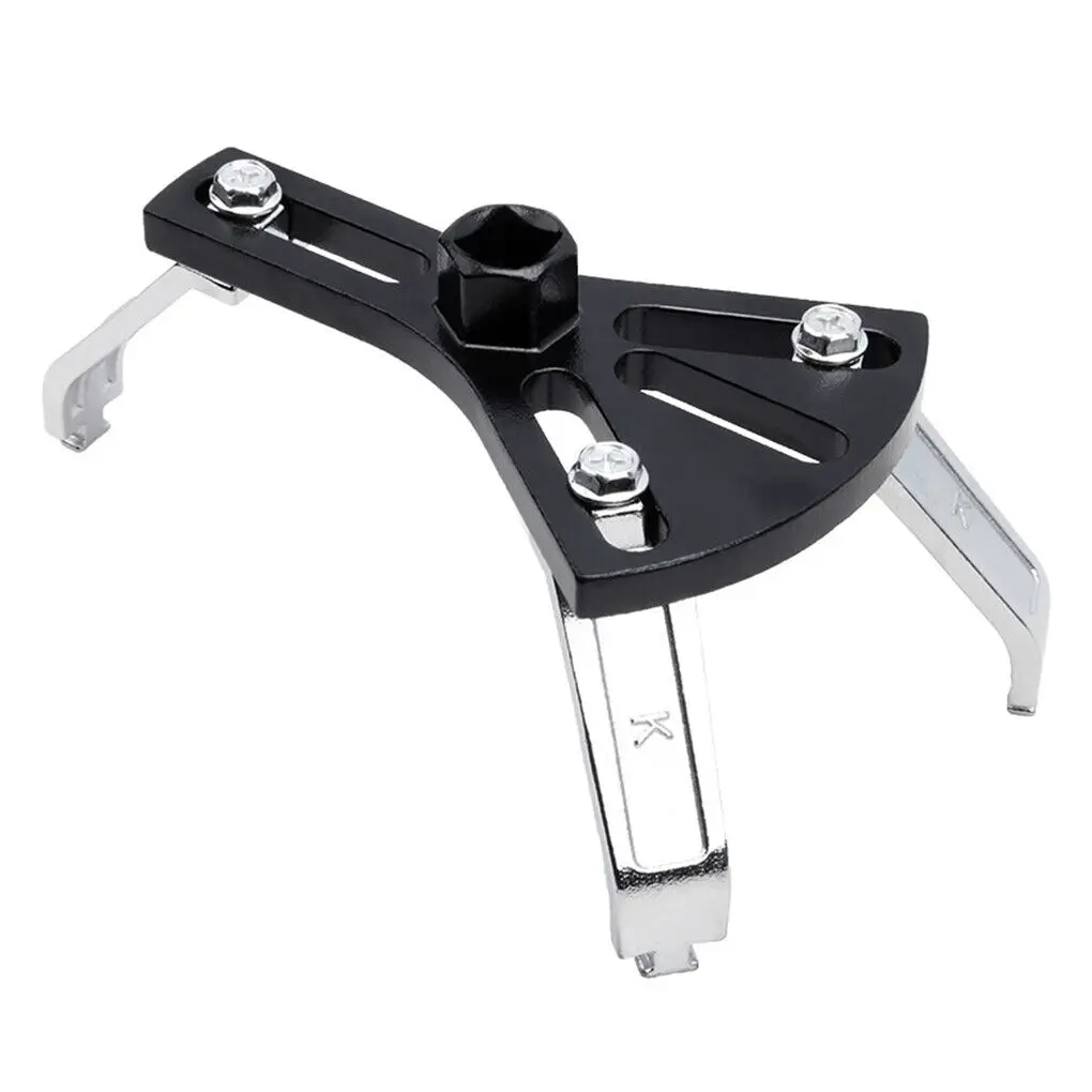 Car Fuel Pump Lock Ring Tool Lid Tank Cover Remover Spanner 3-jaw Wrench Tool Adjustable Wrench Remover Oil Pump Wrench