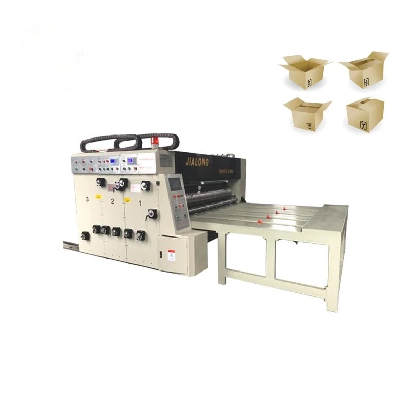 JIALONG chain feeding type small mall manufacturing cardboard box paper product making machines