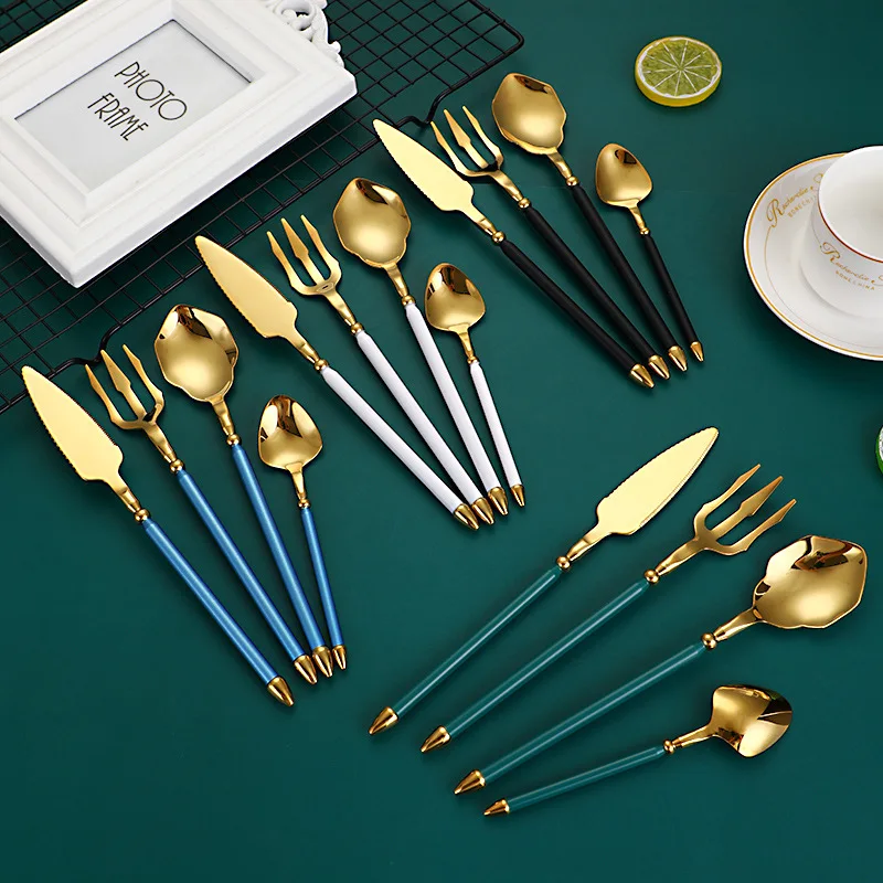 Trident Aquaman Cutlery Flatware Set Stainless Steel Spoon Fork Knife Royal Tableware Set