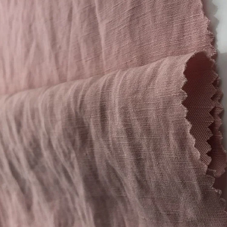 popular products 2020 wujiang plain dyed twill linen tencel fabric for garment