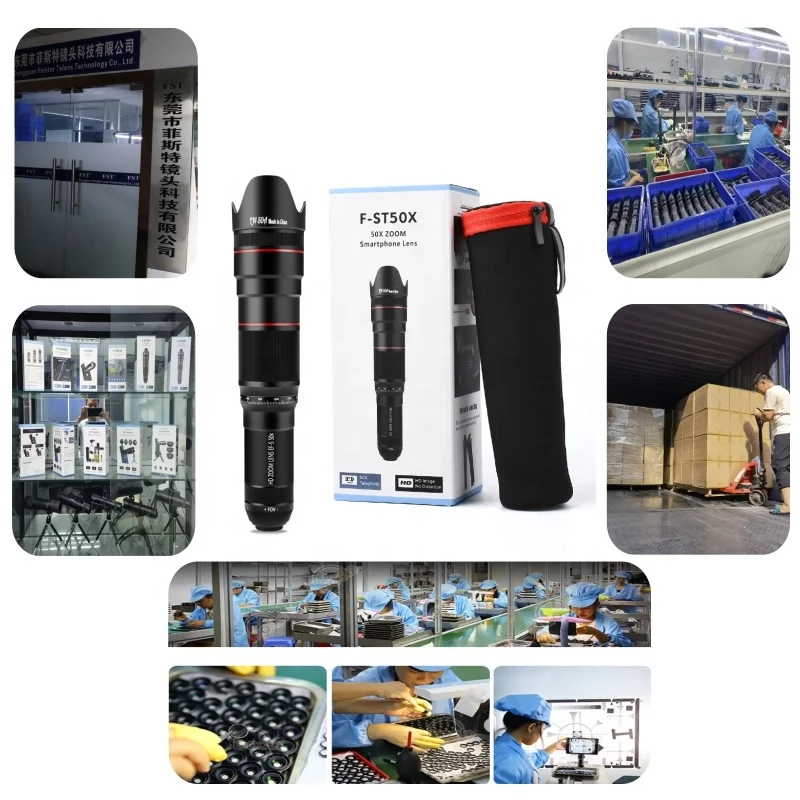 The Feisite Phone Camera Lens 50X Optical zoom Telescope is used for smartphone photography and distant observations