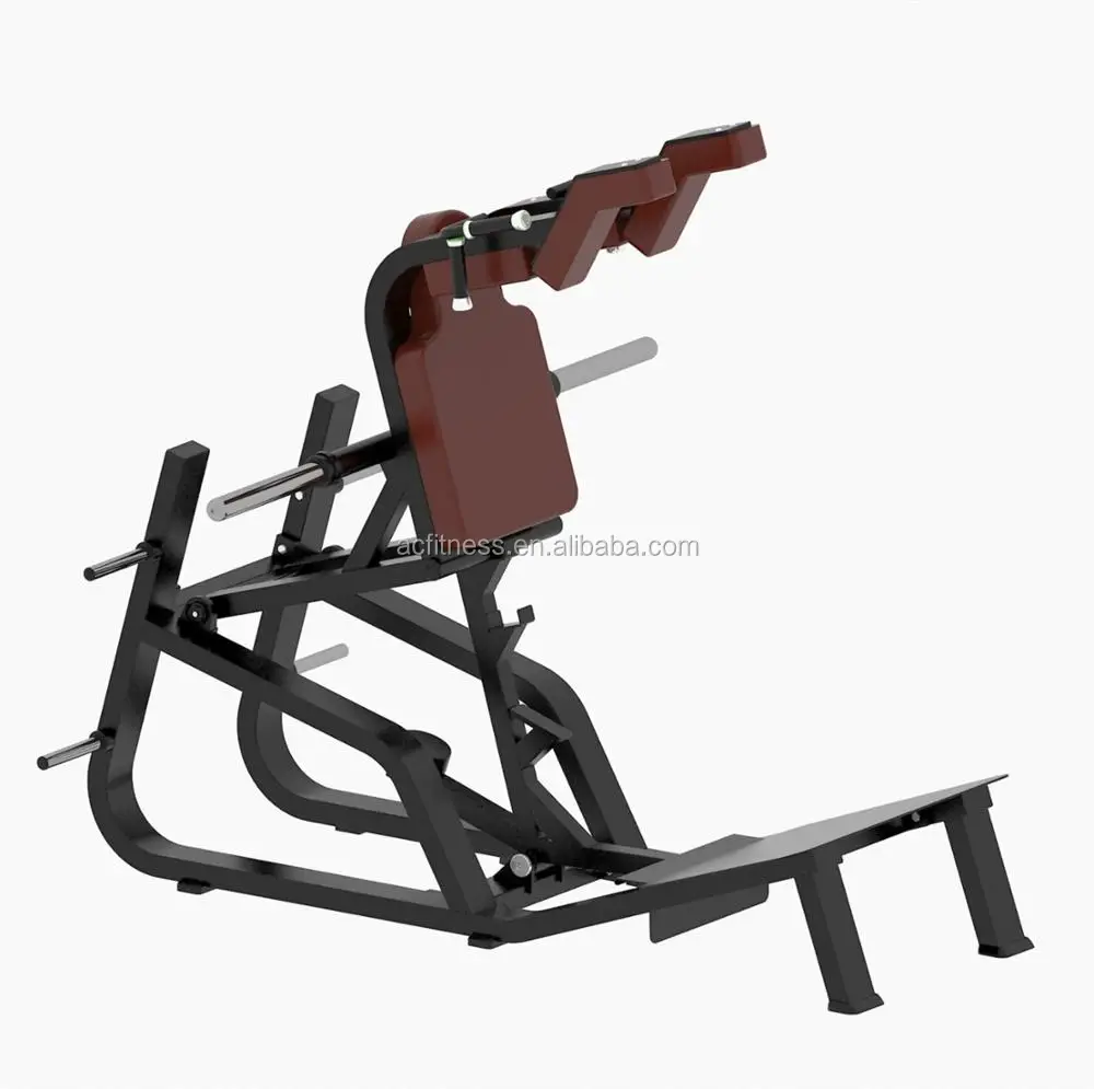 Dual Function Free Weight Land Fitness Commercial Use Gym Equipment 45 Degree Leg Press/ Hack Slide