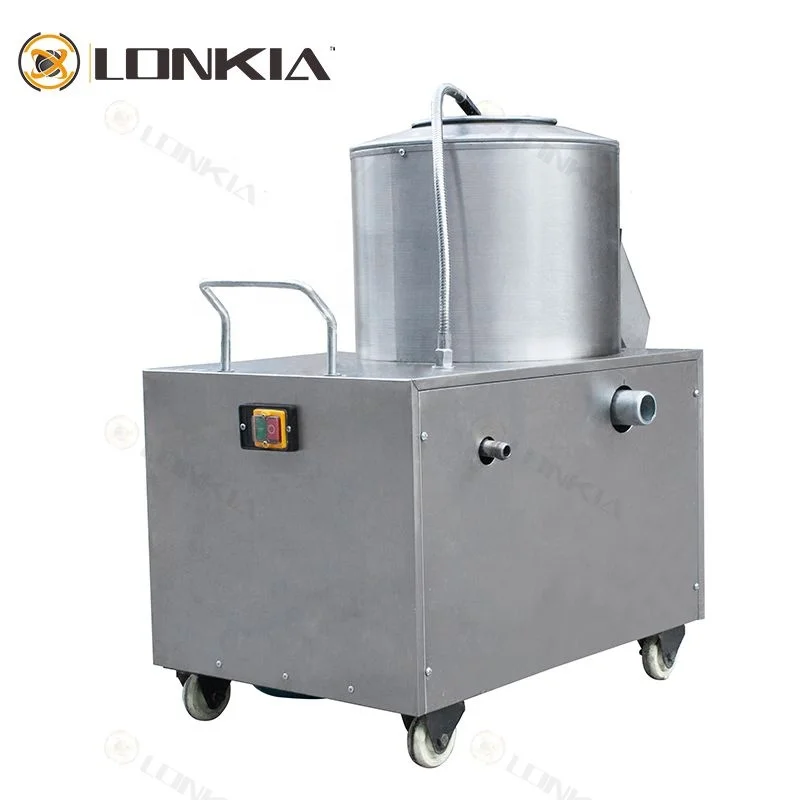 Machine for fast cleaning potato