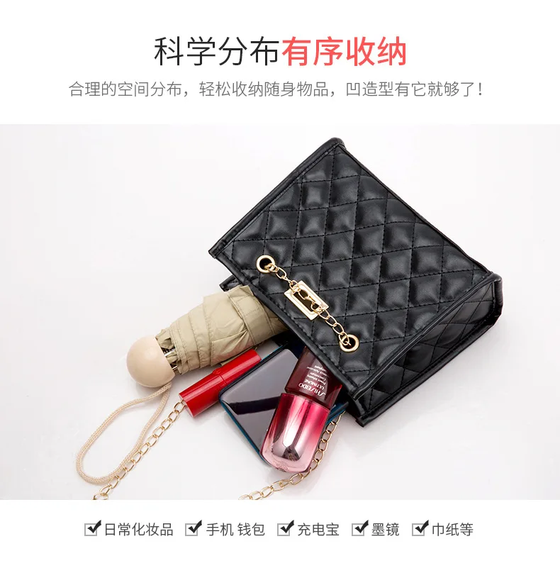 G270 wholesales ladies pu makeup bag single shoulder crossbody bags for ladies 2021
