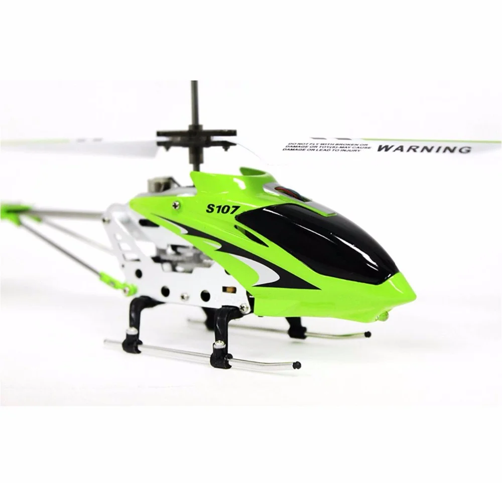 Syma S107g 3 канала RC вертолет с гироскопом зеленый