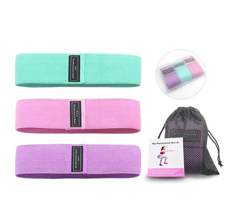 Home Fitness Hip Circle Wide Anti Slip Gym Hip Resistant Band For Legs And Butt