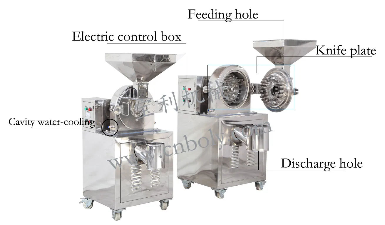 Dried Rice flour powder grinding machine for making bread