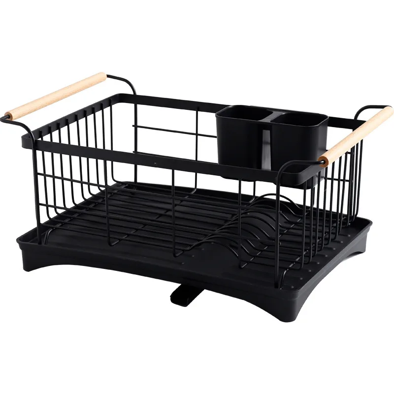 High Quality Kitchen Organizer Stainless Steel Single Layer Tableware Drying Rack Drain Dish Rack