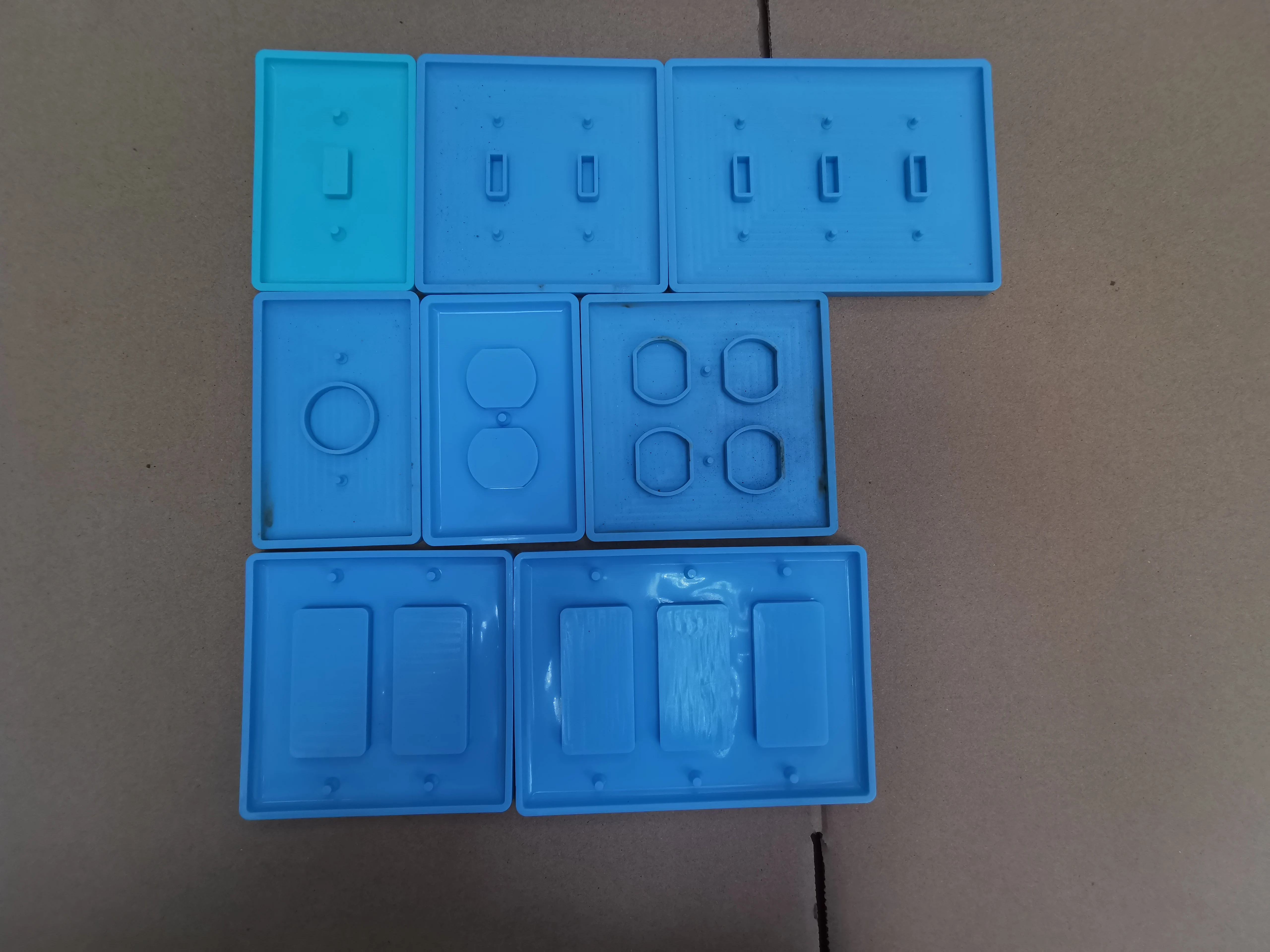 Силиконовая форма для крышки переключателя, силиконовая смола, форма для крышки переключателя, ручная работа, крышка переключателя