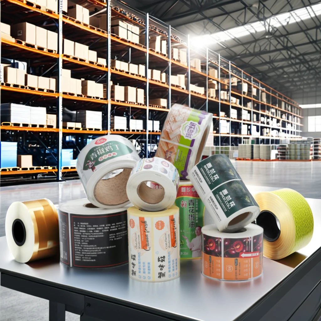 High Quality Adhesive Paper UV Printed Barcode Sticker Glossy Surface Finish for Industrial Use Clothing & Shipping Labels