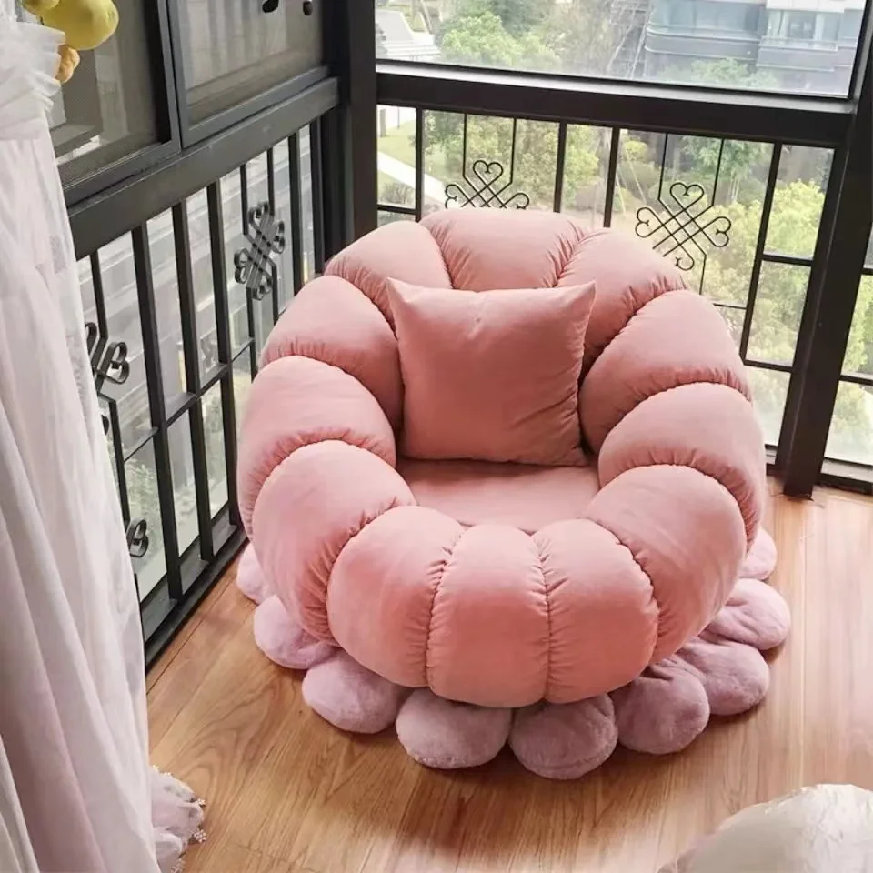 Lounge Modern single seat cheap Nordic Rental bedroom pumpkin chairs