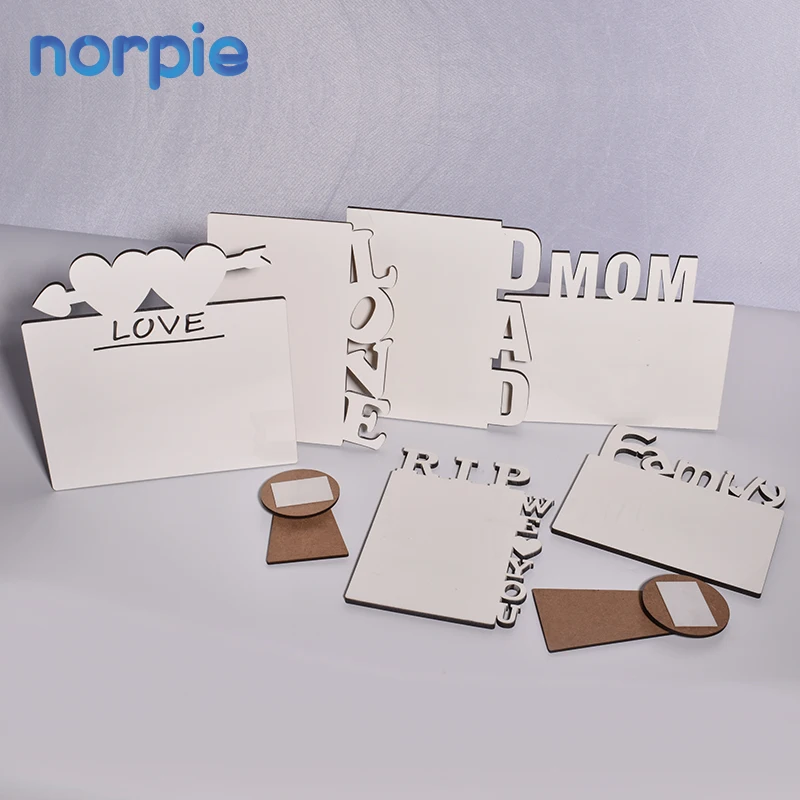 Personalized High Quality Customized Beautiful Sublimation Square Blank MDF Photo Frames