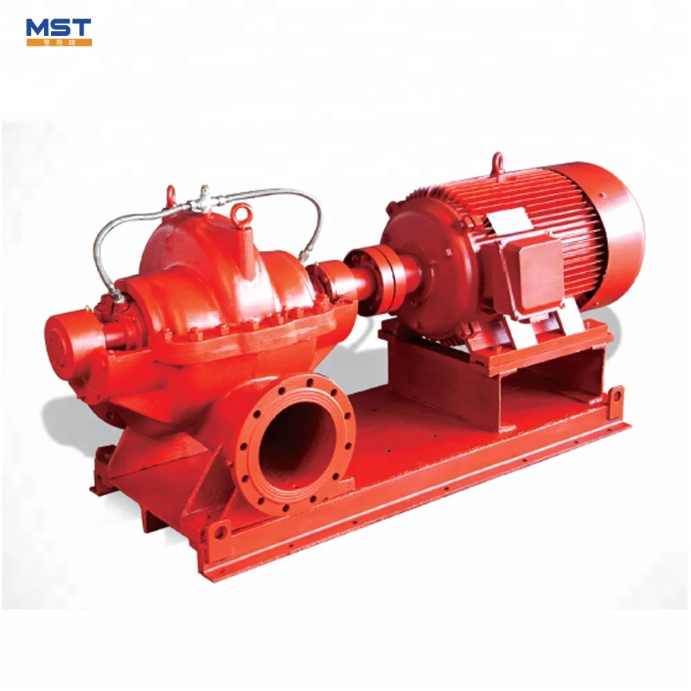 100kw large flow rate high efficiency cast iron water pump electric double-suction pump for farmlan irrigation