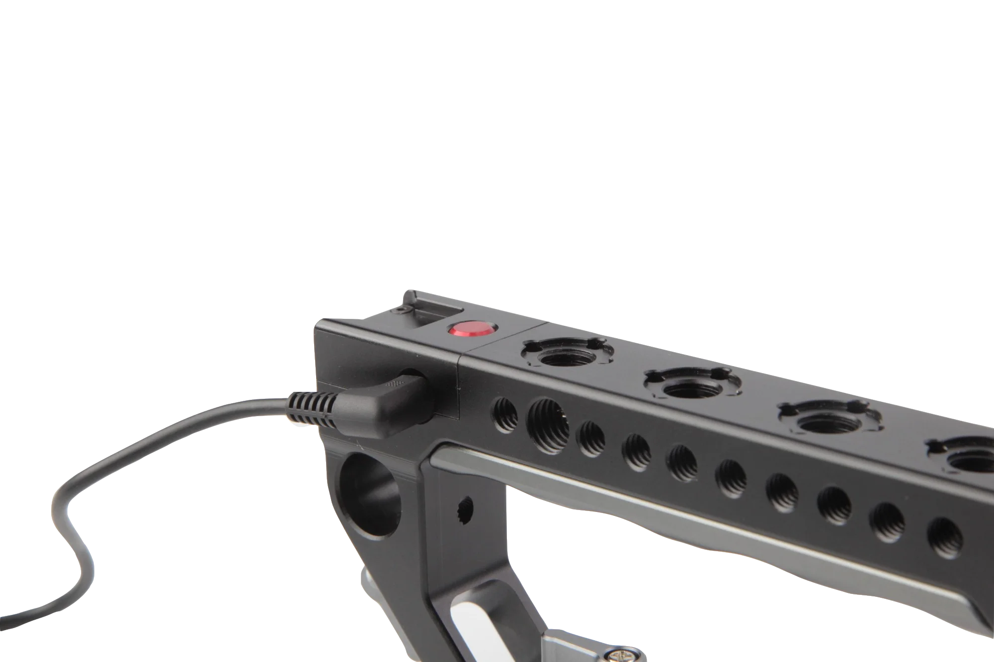 DSLR cage top handle with camera recording lanc controller for Panasonic Lumix S1 S1R S1H GH5S GH5 GH4